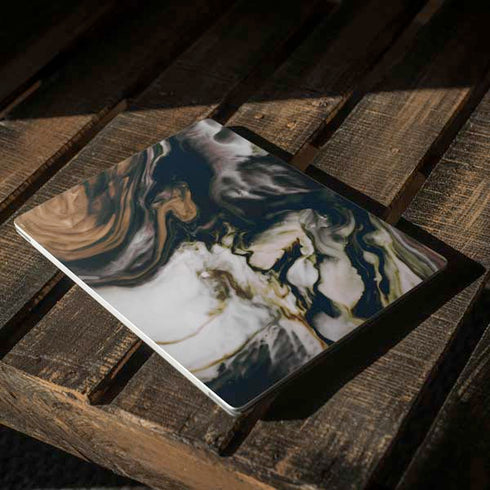 Copper and Black Marble Ink Surface Laptop 2 Skin